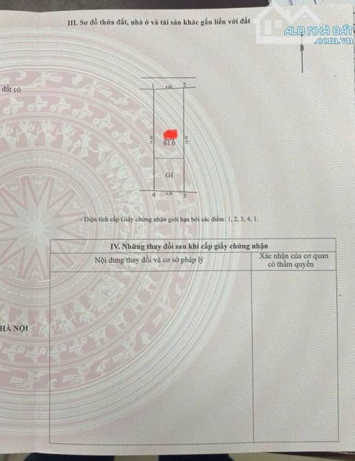 Hữu Hưng - Tây Mỗ MẢNH ĐẤT ĐẸP - SỔ HOA HẬU - NGÕ ĐẸP- 61m2 - giá 8.7 Tỷ - 1