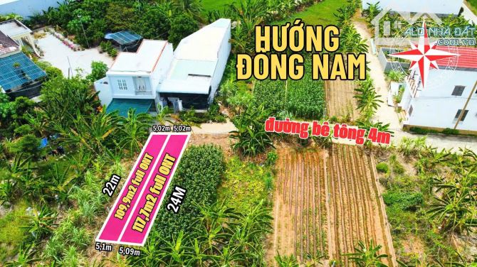 🔥 Đất Diên An giáp TP Nha Trang – full thổ cư, hẻm ô tô 109.9m2 – giá chỉ 1,6 tỷ/lô - 1