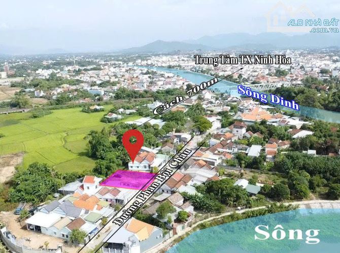 CẦN BÁN ĐẤT NỀN MẶT TIỀN ĐƯỜNG PHAN BỘI CHÂU, NINH HÒA - VỊ TRÍ ĐẮC ĐỊA, TIỀM NĂNG SINH LỜ - 2
