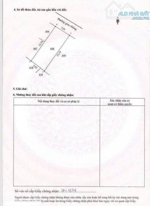 Bán Lô Đất Đẹp Vuông Vức Sổ riêng thổ cư Phường Tân Vạn - 2