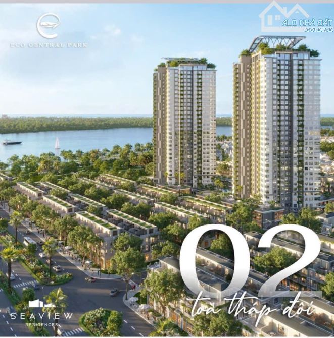 Căn 2 ngủ tòa Sea View Ecopark giá chỉ 38 tr/m. thanh toán trước hơn1 tỷ - 2
