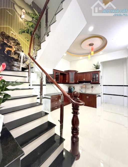 TÂN PHÚ-HẺM 7M THÔNG-CẠNH TRƯỜNG ĐHCT-AEON-NHÀ ĐẸP 4 TẦNG-73M2-NHỈNH 7 TỶ - 2