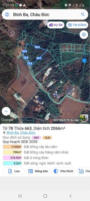 BÁN LÔ ĐẤT SÀO NGÃI GIAO XÃ BÌNH BA HUYỆN CHÂU ĐỨC - 4