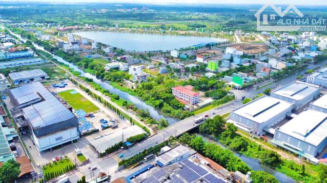 CHÍNH CHỦ BÁN GẤP LÔ VIEW HỒ KDC TÂN ĐÔ DIỆN TÍCH 105M2(6X17,5M), SHR, FULL THỔ CƯ - 4