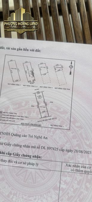 BÁN NHÀ 4 TẦNG MỚI TINH – NGHI PHÚ PHƯỜNG VINH PHÚ 152,2m2 ĐÔNG NAM - 4