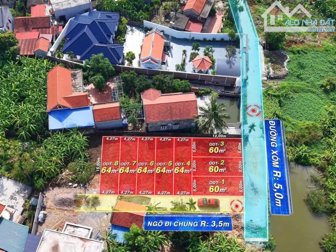b.á.n 3 lô F0 (lô 4-6-8 )sẵn bìa đường rộng hơn 5m tại Lâm Động