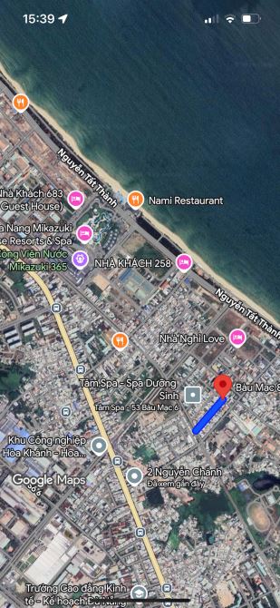 Bán đất mặt tiền Bàu Mạc 8 gần biển, kề Nguyễn Chánh. Vị trí đẹp