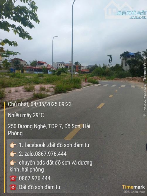 Cần bán Đất 156m2 Đấu Giá Suối Rồng trung tâm Quận Đồ Sơn , Hải Phòng. Hơn 23 tr/m - 1