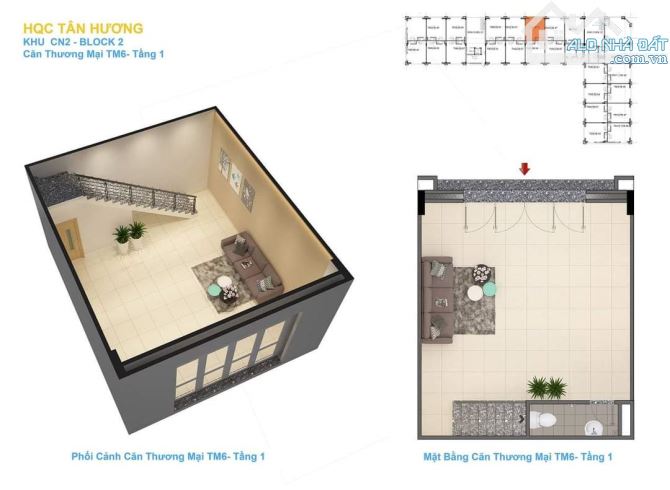 CĂN THƯƠNG MẠI 1 TRỆT 1 LẦU. CHỈ 2 TỶ 2. THUẬN TIỆN KINH DOANH MUA BÁN - 1
