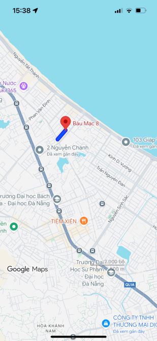 Bán đất mặt tiền Bàu Mạc 8 gần biển, kề Nguyễn Chánh. Vị trí đẹp - 1