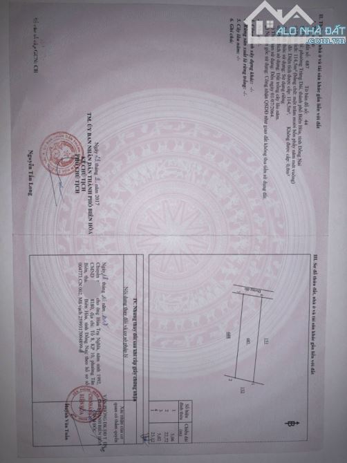 bán đất sổ riêng 5x23m, p.Trảng Dài. hẻm thông 5m gần chợ Thanh Hoá 1,36 tỷ - 1
