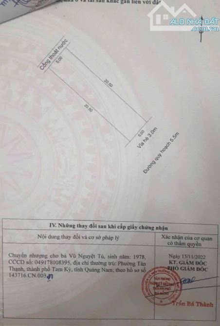 Lô đất mặt tiền Phan Thị Nể trục thông biển Nguyễn Tát Thành, Hoà Minh, Liên Chiểu - 1
