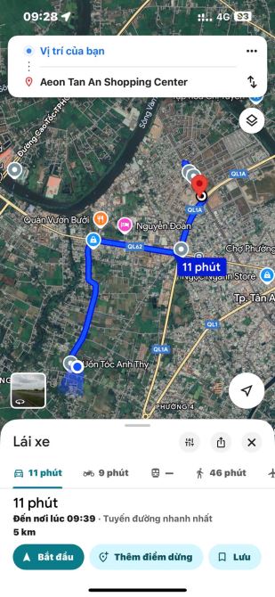 ✅ Bán đất thổ lô D8 thuộc KDC An Nhiên , Phường 6 , TP Tân An _ Diện Tích : 5 x 19.2m2 - 4