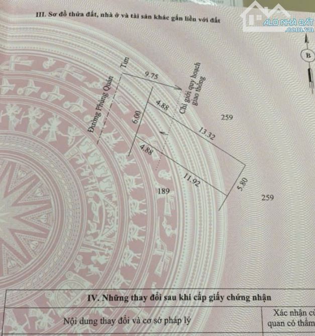 Bán đất 100m2 Mặt tiền đường Phùng Quán, ngay ngã 4 Trưng Nữ Vương, Thuỷ Dương, Hương Thủy - 5