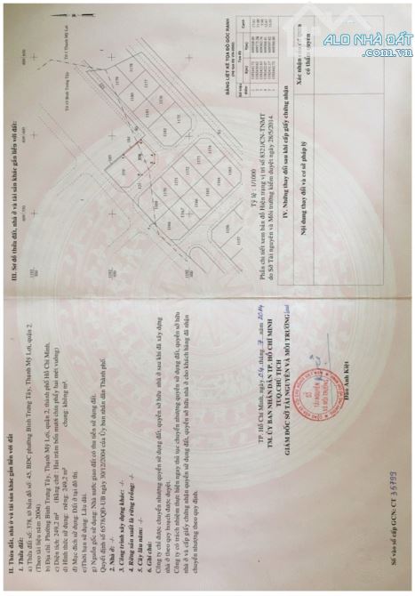 Cho thuê đất biệt thự nền góc đường Bát Nàn P Thạnh Mỹ Lợi Quận 2 cũ (249m2) 15 tr/ tháng - 5