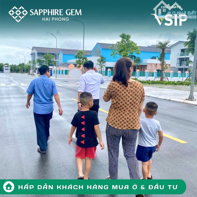 Bán nhà ShopHouse Saphia Gem Hải Phòng - 140m - giá 7,5 tỷ (trực tiếp Chủ Đầu Tư)