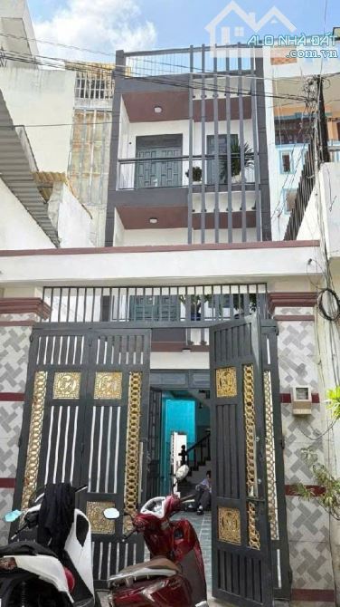 Nhà 4 tầng 1/ đường NGUYỄN THỊ BÚP phường TCH Q12 dt 124,4m2 (4mx32m) Hẻm Ôtô💰 5,9Tỷ