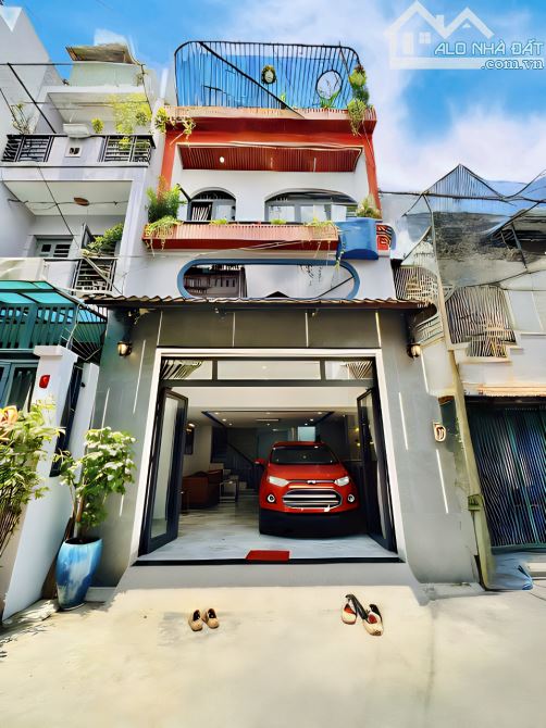 Hẻm Xe Hơi Thông - Gần CITY Land - 4Tầng BTCT Full Nội Thất Như Hình