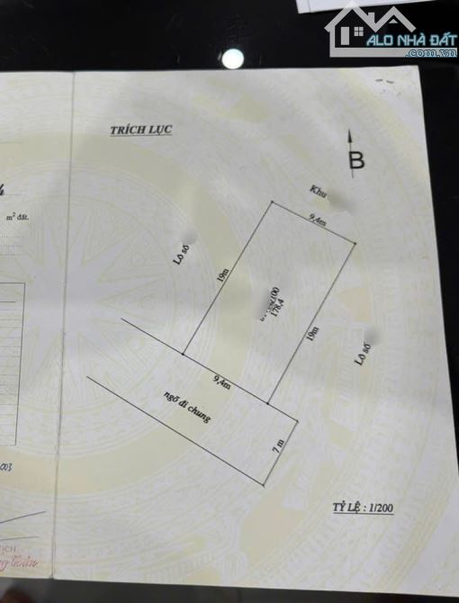 Bán lô đất DT 178M TĐC tasa Bình Kiều Đông Hải