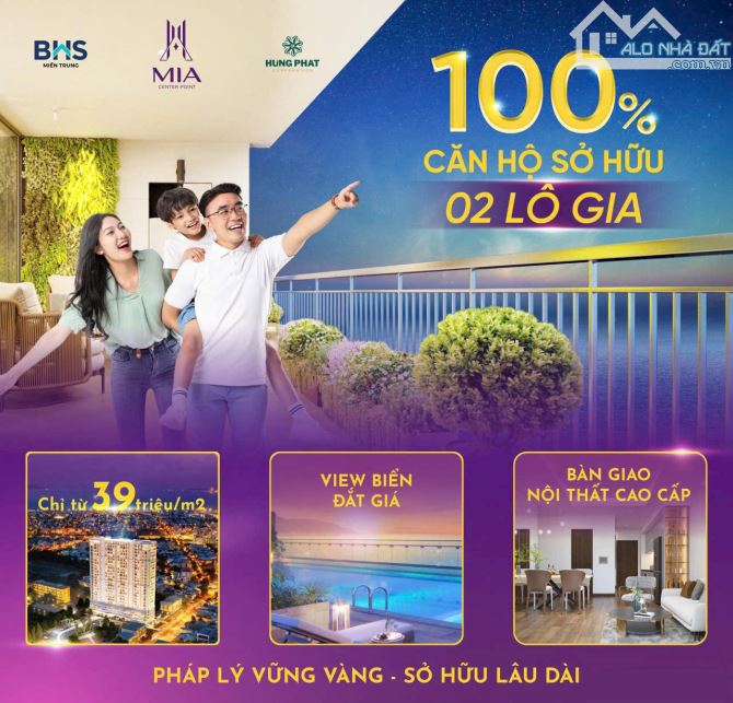 Căn hộ 2pn Trung tâm Đà Nẵng chỉ với 3 tỷ view biển - 1