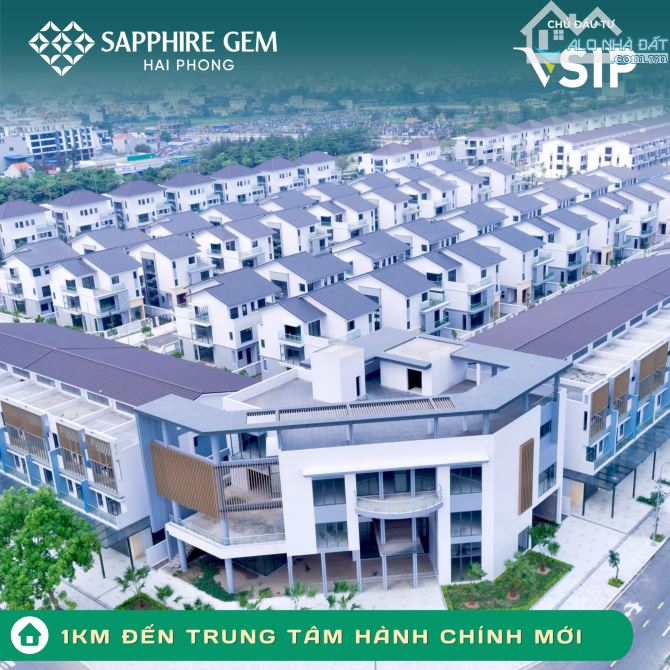 Bán nhà ShopHouse Saphia Gem Hải Phòng - 140m - giá 7,5 tỷ (trực tiếp Chủ Đầu Tư) - 1