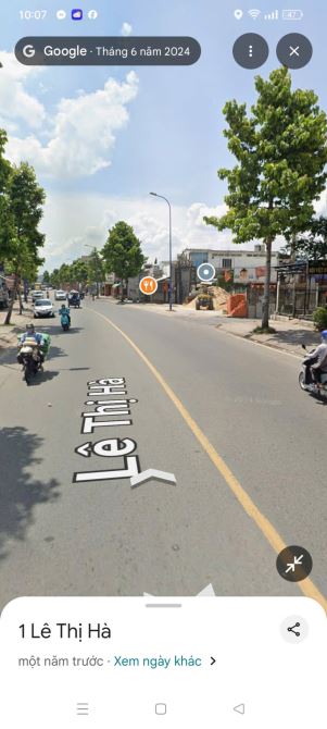Bán Đất Mặt Tiền Đường Lê thi Hà Hóc môn - 1