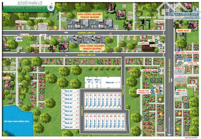 Chỉ 100 triệu/lô đất 150m bám trục QUỐC LỘ Thạch Thành, Thanh Hoá - 1