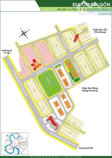 Bán đất kdc 10 mẫu đường Nguyễn Duy Trinh BT. Đông Quận 2 cũ gần chợ (76m2) 10.5 tỷ - 2