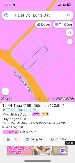 🍀 BÁN ĐẤT NGAY TRUNG TÂM Xã ĐẤT ĐỎ -Thành Phố Hồ Chí Minh -Gần Công Viên Võ Thị Sáu - 4