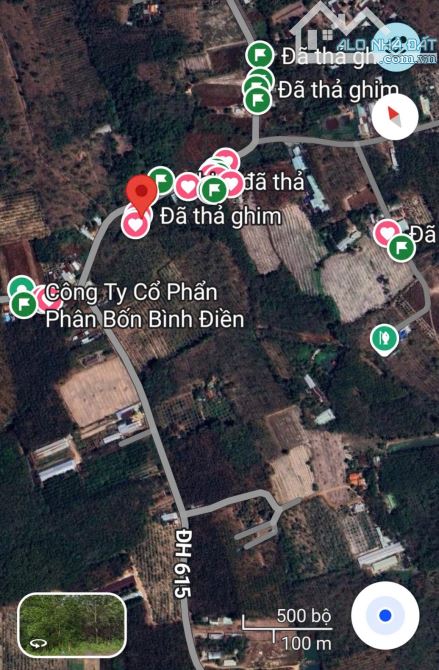 BÁN ĐẤT MT DH615, LONG NGUYÊN, BÀU BÀNG, DT:5x44, TC100M2, SHR, GIÁ 690 TRIỆU - 4