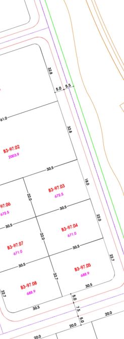 Lô đất biệt thự 670m² view hồ và sân GOLF, khu FPT - B3-97 - 5
