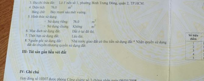 Bán đất kdc 10 mẫu đường Nguyễn Duy Trinh P Bình Trưng Đông Quận 2 cũ (76m2) 10.5 tỷ - 8