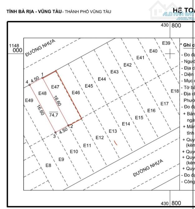 Bán 1 cặp TĐC phường 10 MT đường Trần Đại Nghĩa nối dài (E-47, E-48)