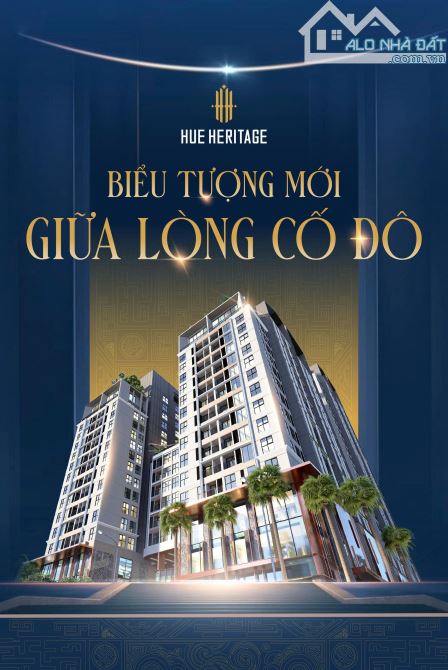 Căn Hộ Cao Cấp Toạ Lạc Tại Trung Tâm  TP Huế, Mặt Tiền Đống Đa - Pháp lý rõ ràng