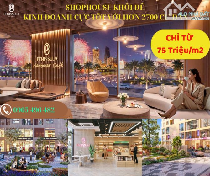 Nhà phố thương mại 2 tầng kinh doanh cực tốt cho hơn 2700 cư dân ngay đường Trần Hưng Đạo