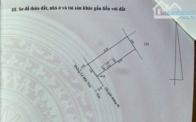 Hàng hiếm nội thành thành Huế Bán mặt tiền 150m2 Lê Hữu Trác, Tây Lộc, Huế giá rẻ
