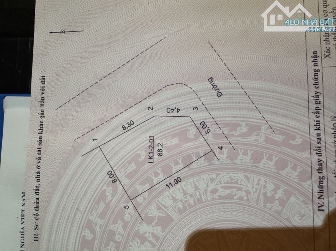 Bán đất đấu giá Vạn Yên-Mê Linh- Hà Nội 88m=3 tỷ 6 - 1