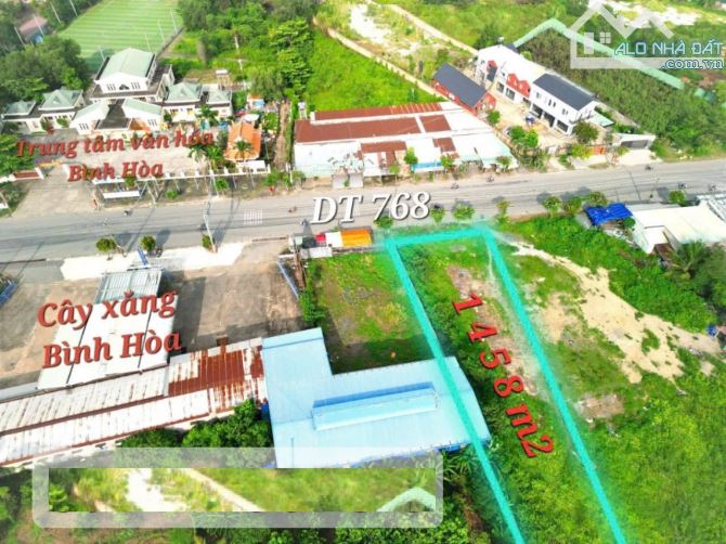 Bán đất mặt tiền DT 768, Bình Hòa, Vĩnh Cửu: 19 (NH: 21m) x 76= 1.457m, giá 19,9 tỷ. - 1
