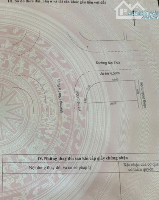 [Bán Gấp] Góc 2 mặt tiền Mẹ Thứ -Trần Tử Bình, 150m2 thích hợp kinh doanh hoặc xây căn hộ - 1