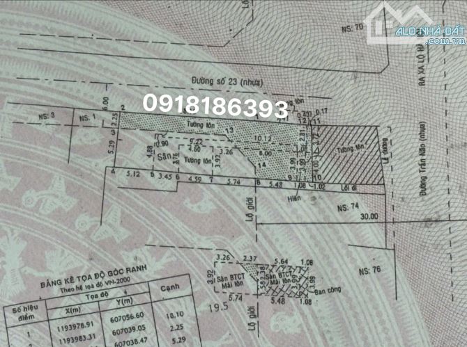 BÁN NHÀ MẶT TIỀN CĂN GÓC TRẦN NÃO 7.8x26 Q.2 GIÁ 110 TỶ - 1