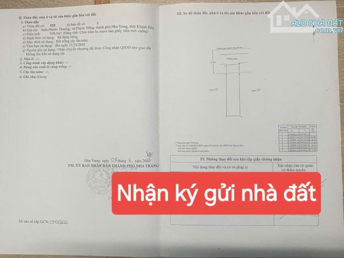 BÁN ĐẤT MẶT TIỀN, MẶT ĐƯỜNG TỈNH LỘ 3, PHƯỚC ĐỒNG (CŨ), NAM NHA TRANG, KHÁNH HÒA.  Bán đất - 1