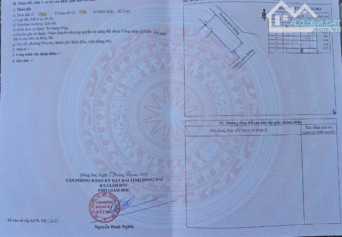 nhà 1 trệt 1 lầu 61,2m2 3ty5 TL góc 2MT cách đường Hoàng Minh Chánh 100m p.Hóa An - 12