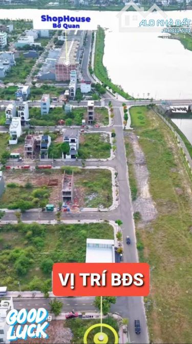 Chỉ 12,899 TỶ có ngay lô ĐẤT BIỆT THỰ ĐẸP - 2 MẶT TIỀN BỜ QUAN 14 ĐÀ NẴNG: 144m² =7,5 x20m - 2