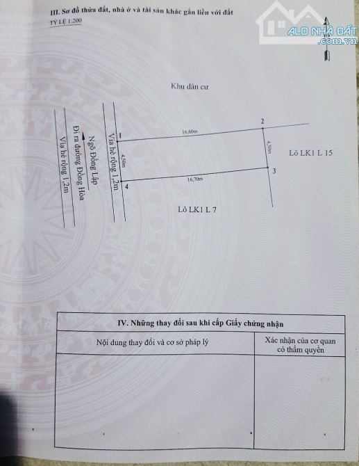 🏡 BÁN LÔ GÓC MẶT ĐƯỜNG ĐỒNG LẬP ĐỒNG HOÀ KIẾN AN 75,4M GIÁ CHỈ 4Xtr/m - 2