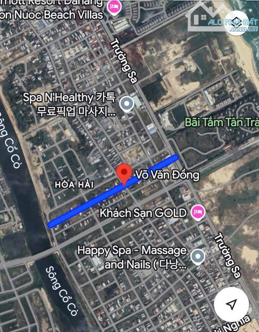Bán cặp đất 180m ngang 10m kẹp cống bên hông MT đường Võ Văn Đồng chỉ 11 tỷ Biển Tân Trà - 2