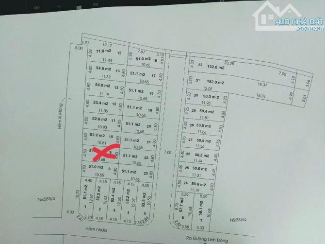 🔥 CHỈ 1 LÔ DUY NHẤT – ĐẤT HẺM XE HƠI, GIÁP ĐƯỜNG LINH ĐÔNG-- P. LINH ĐÔNG, THỦ ĐỨC GIÁ 4, - 1