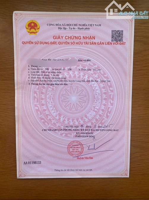 BÁN ĐẤT VEN BIỂN LỘC AN – CÁCH BIỂN CHỈ 700M CẮT LỖ CHỈ CÒN 1 TỶ - 3