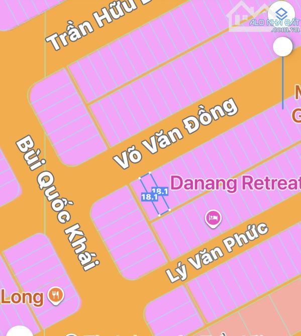 Bán cặp đất 180m ngang 10m kẹp cống bên hông MT đường Võ Văn Đồng chỉ 11 tỷ Biển Tân Trà - 3