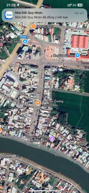 Bán lô đất mặt tiền đối diện chợ Gò Bồi Tuy Phước 1ty7/96m2 - 4