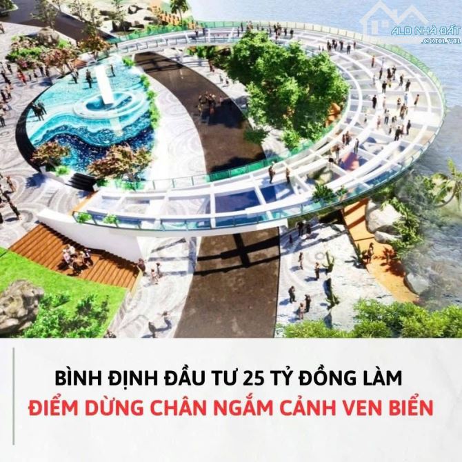 Bán lô đất trục chính Hoàng Sa - Cát Tiến, Ngay bãi tắm Cát Tiến - 4